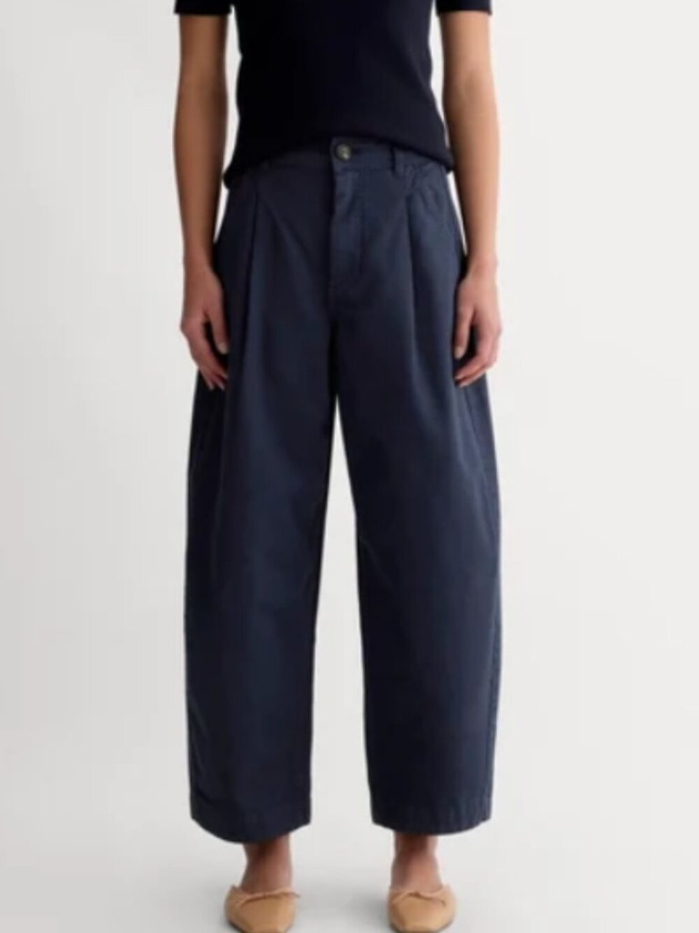 Everlane The Everywhere Pant in Cotton- Navy Size 8